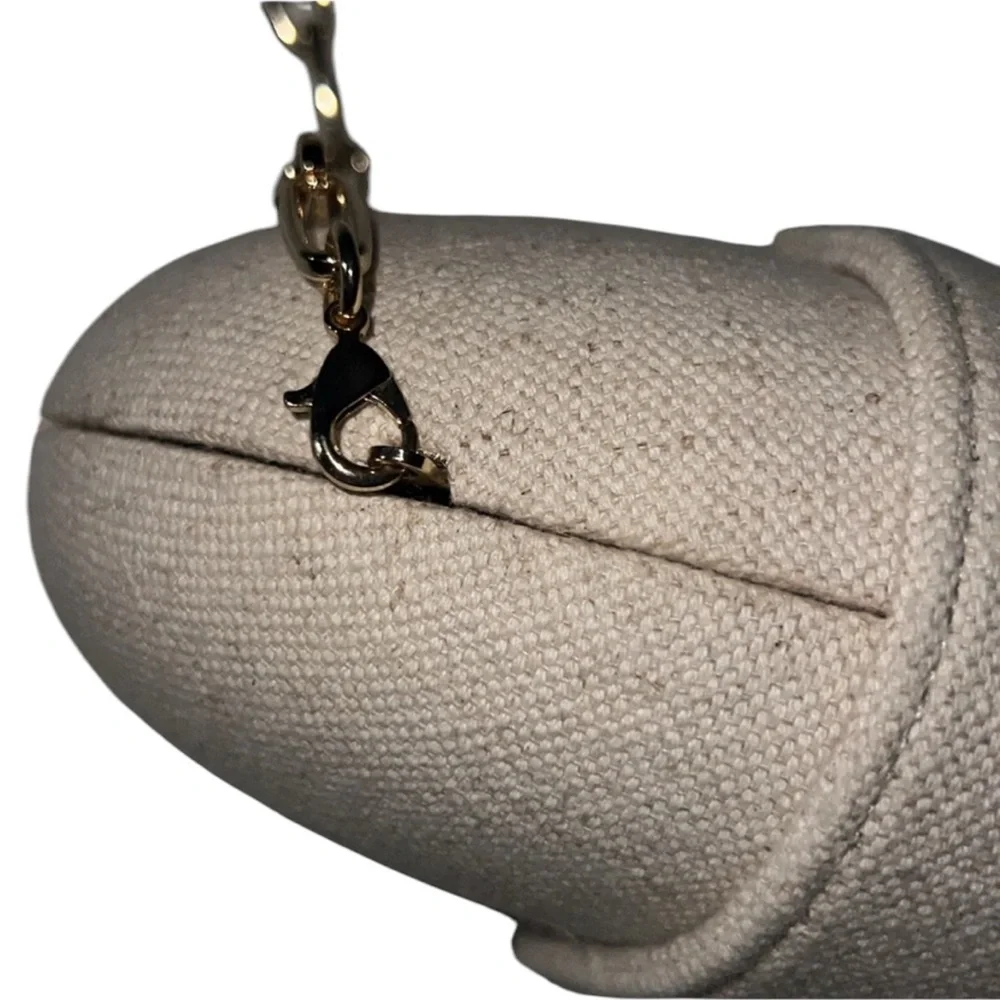 Zara Beige Crossbody Bag with Gold Chain – Women’s Shoulder Bag